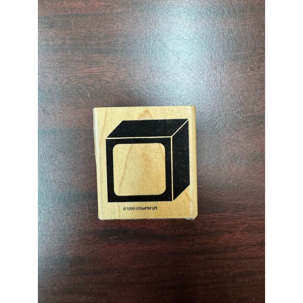 NWOT Baby Block Rubber Stamp - 1998